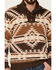 Cotton & Rye Outfitters Men's Brown Southwestern Print Pullover Sweater , Brown, hi-res