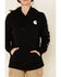 Image #4 - Carhartt Women's Clarksburg Graphic Sleeve Pullover Sweatshirt, Black, hi-res