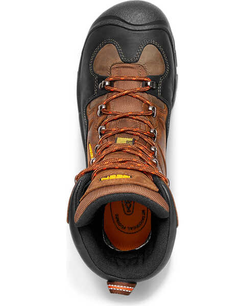 Image #5 - Keen Men's Coburg 8" Waterproof Boots - Steel Toe, Brown, hi-res
