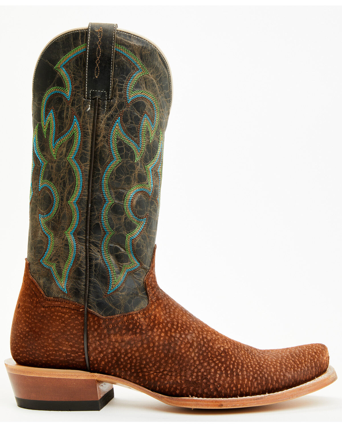 Image #2 - Dan Post Men's Cappy Exotic Carpincho Western Boots - Square Toe, Black, hi-res