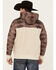 Image #4 - Hooey Men's Jimmy Southwestern Block Hooded Pullover, Cream, hi-res