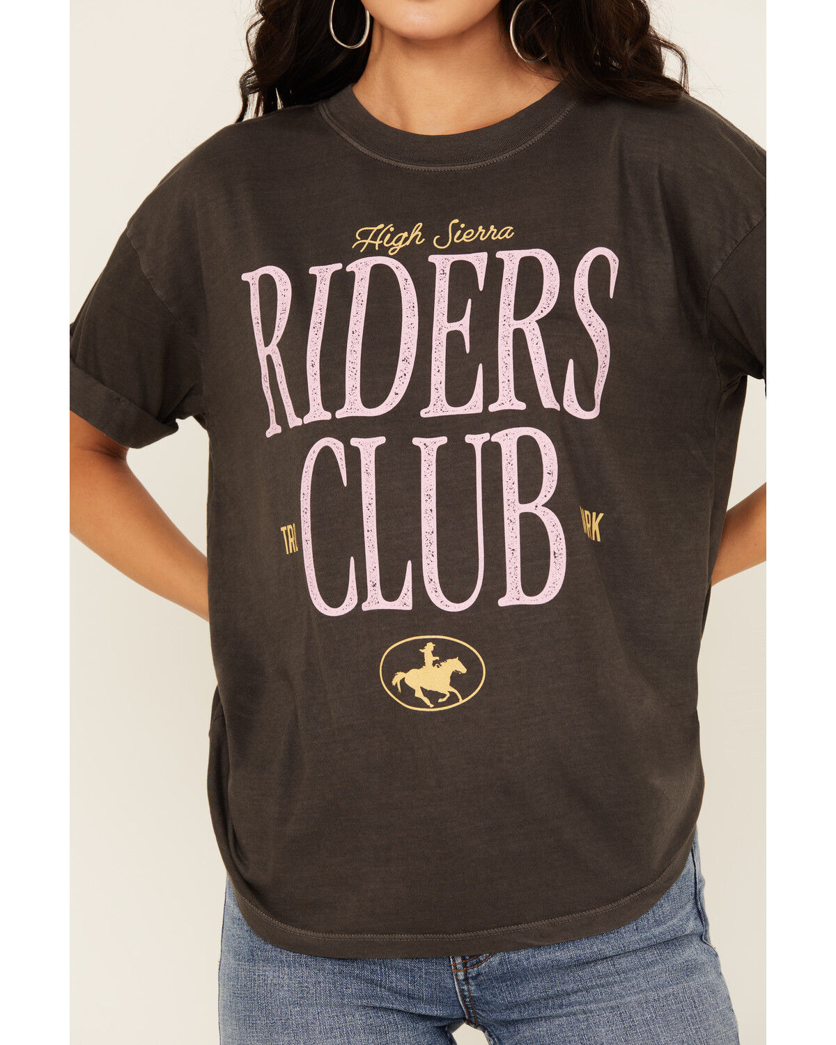 Image #3 - Girl Dangerous Women's Riders Club Short Sleeve Graphic Tee, Black, hi-res