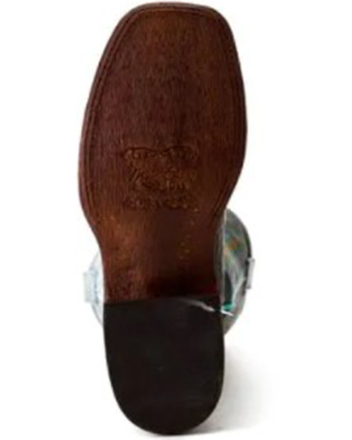 Image #7 - Macie Bean Women's Bite In Shining Armor Caiman Print Leather Western Boot - Broad Square Toe, , hi-res