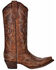 Image #2 - Circle G Women's Tan Embroidery Western Boots - Snip Toe, Tan, hi-res