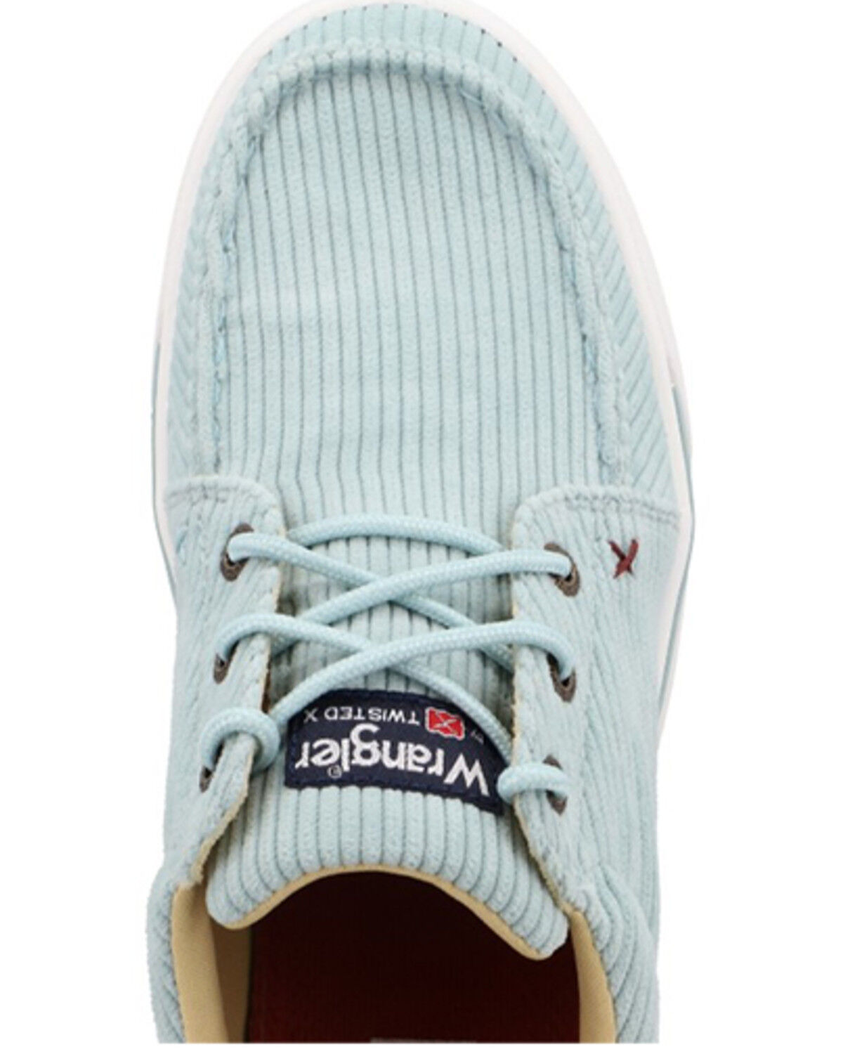 Image #6 - Wrangler by Twisted X Women's Kicks Causal Shoes - Moc Toe, Light Blue, hi-res