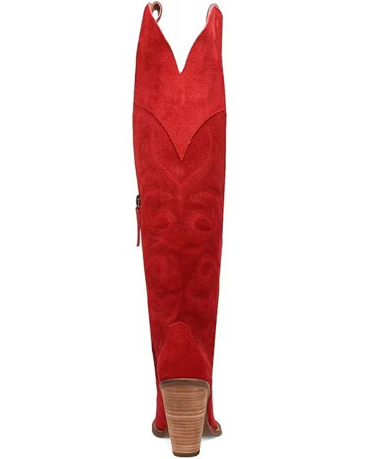 Image #5 - Dingo Women's Primadonna Tall Western Boots - Snip Toe, Red, hi-res