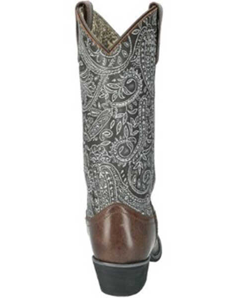 Image #5 - Smoky Mountain Women's Abigail Western Boots - Snip Toe , Dark Brown, hi-res