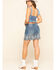 Image #5 - Stetson Women's Denim Southwestern Embroidered Mini Skirt , Blue, hi-res
