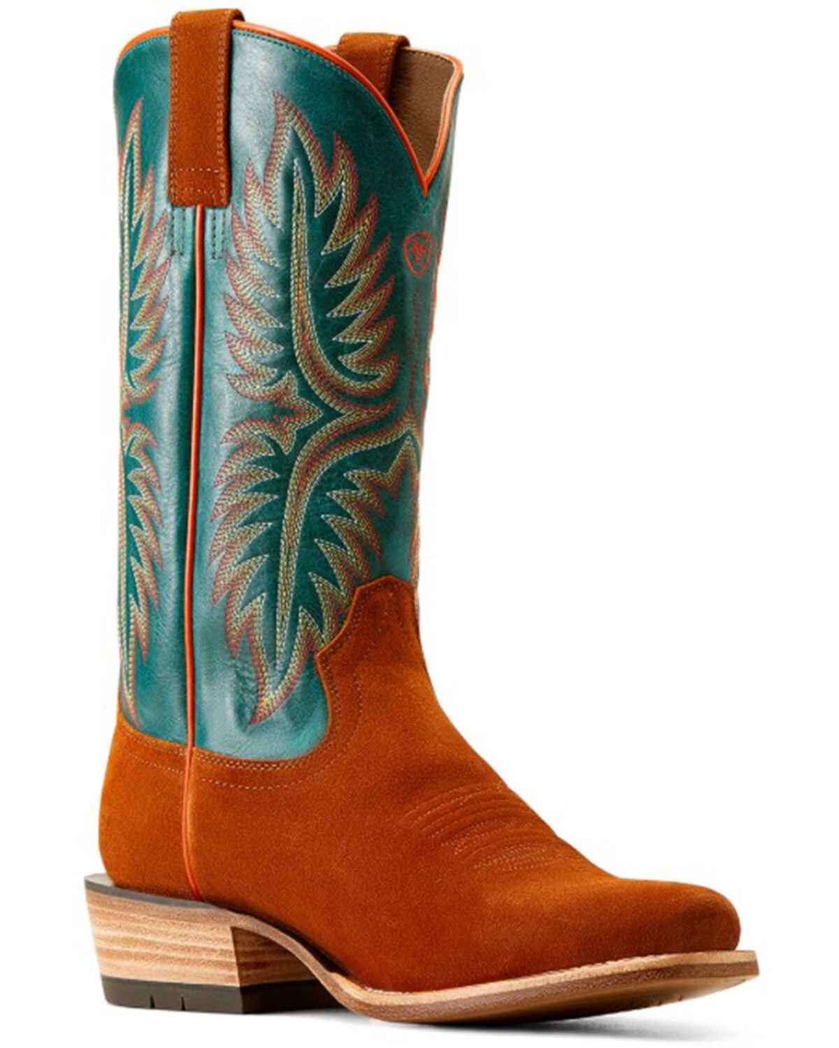 Ariat Men's Futurity Rider Roughout Western Boots - Square Toe, Brown, hi-res