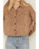 Image #3 - White Crow Women's Leopard Print Button-Down Shacket, Brown, hi-res