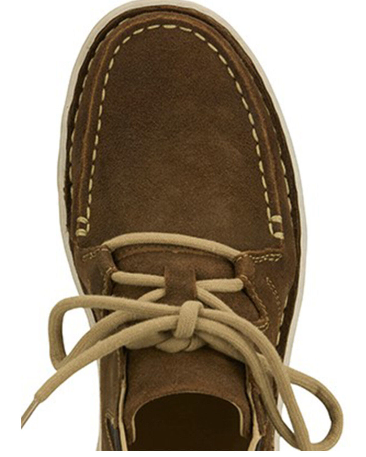 Image #6 - Tony Lama Men's Estancia Lace-Up Casual Shoes - Moc Toe, Cognac, hi-res