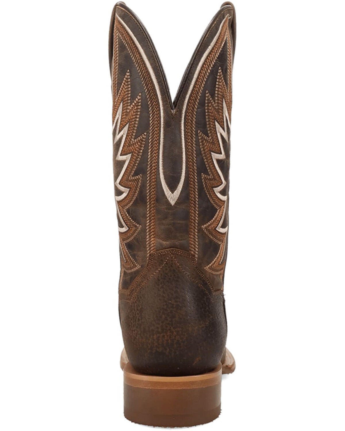 Image #5 - Dan Post Men's Boars Run Western Boots - Broad Square Toe, Rust Copper, hi-res