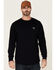 Image #1 - Cody James Men's FR Longhorn Graphic Long Sleeve Work T-Shirt - Tall, Navy, hi-res