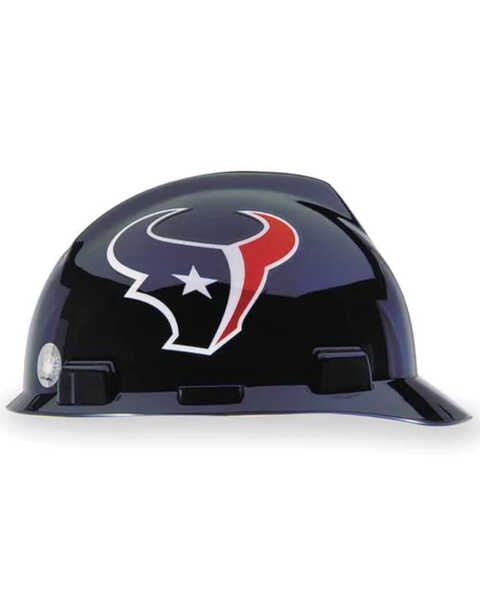 MSA Men's Houston Texans VGard Hard Cap Work Hard Hat , Multi, hi-res