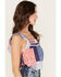 Image #2 - Ariat Women's Americana Patchwork Note Tank Top, Red/white/blue, hi-res