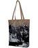 Image #2 - Myra Bag Women's Sooty Specks Canvas & Hair-On Tote, Black, hi-res