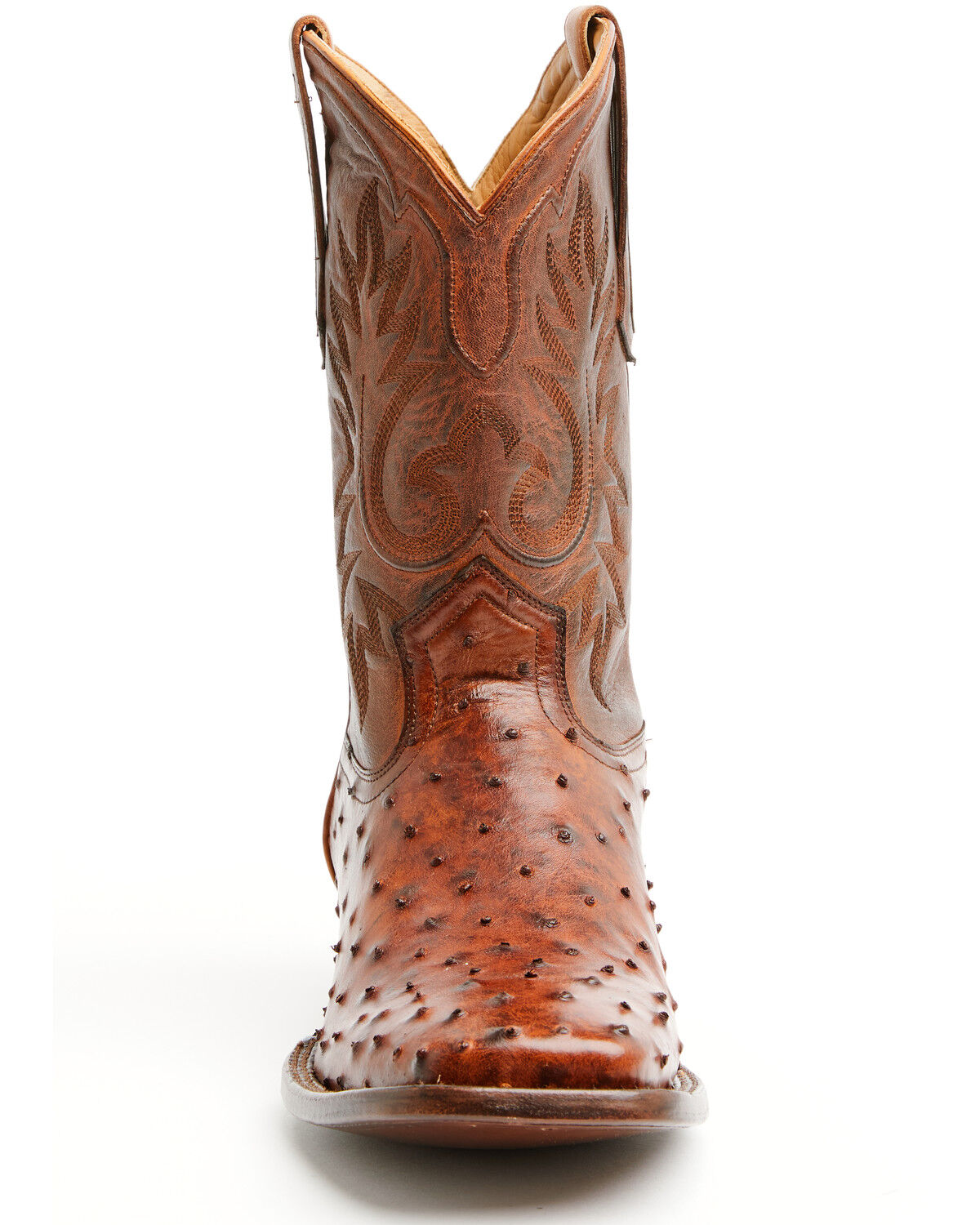 Image #4 - Cody James Black 1978® Men's The Hayward Exotic Ostrich Western Boots - Broad Square Toe, Cognac, hi-res