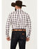Image #4 - Cody James Men's Yeehaw Plaid Print Long Sleeve Button-Down Stretch Western Shirt, Ivory, hi-res