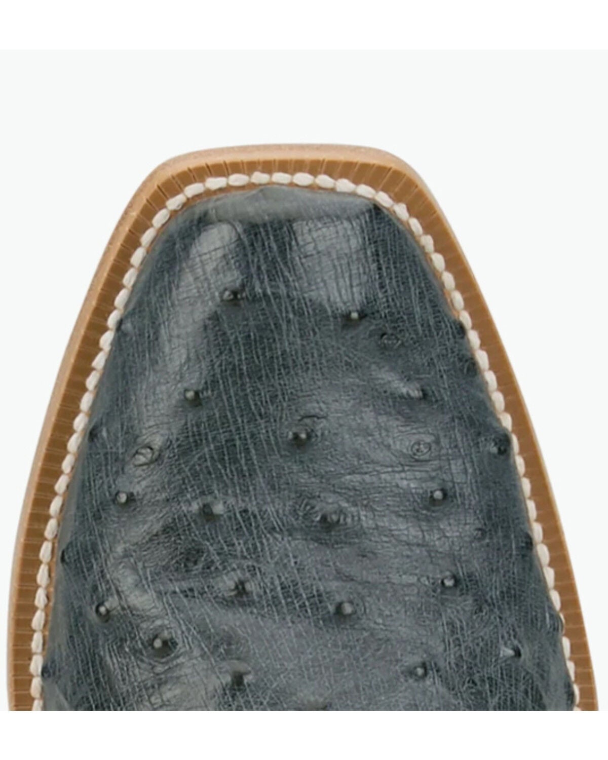 Image #5 - Tony Lama Men's Ranchero Tyler Exotic Ostrich Western Boots - Square Toe, Grey, hi-res