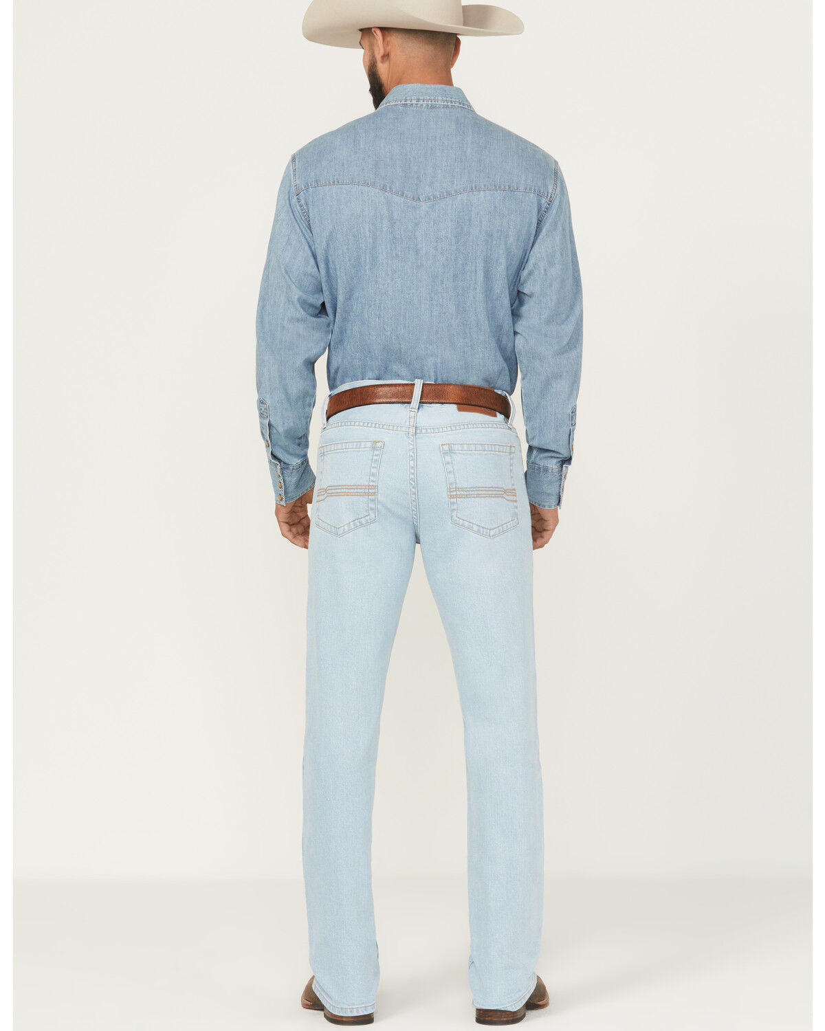 Image #3 - Cody James Men's Camino Light Wash Slim Straight Stretch Denim Jeans, Light Wash, hi-res