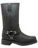 RideTecs Men's Harness Waterproof Moto Boots - Square Toe, Black, hi-res