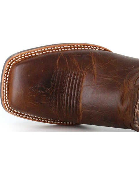 Image #11 - RANK 45® Men's Xero Gravity Unit Outsole Western Performance Boots - Broad Square Toe, Brown, hi-res