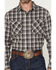 Image #3 - Pendleton Men's Burnside Plaid Print Long Sleeve Button-Down Flannel Shirt, Grey, hi-res