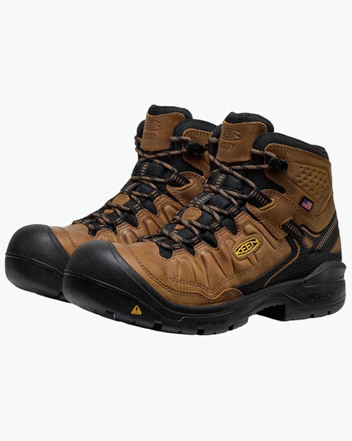 Image #3 - Keen Men's Targhee IV Waterproof Work Boots - Soft Toe, Brown, hi-res