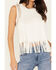 Image #3 - Idyllwind Women's Lillian Studded Fringe Tank Top, Ivory, hi-res