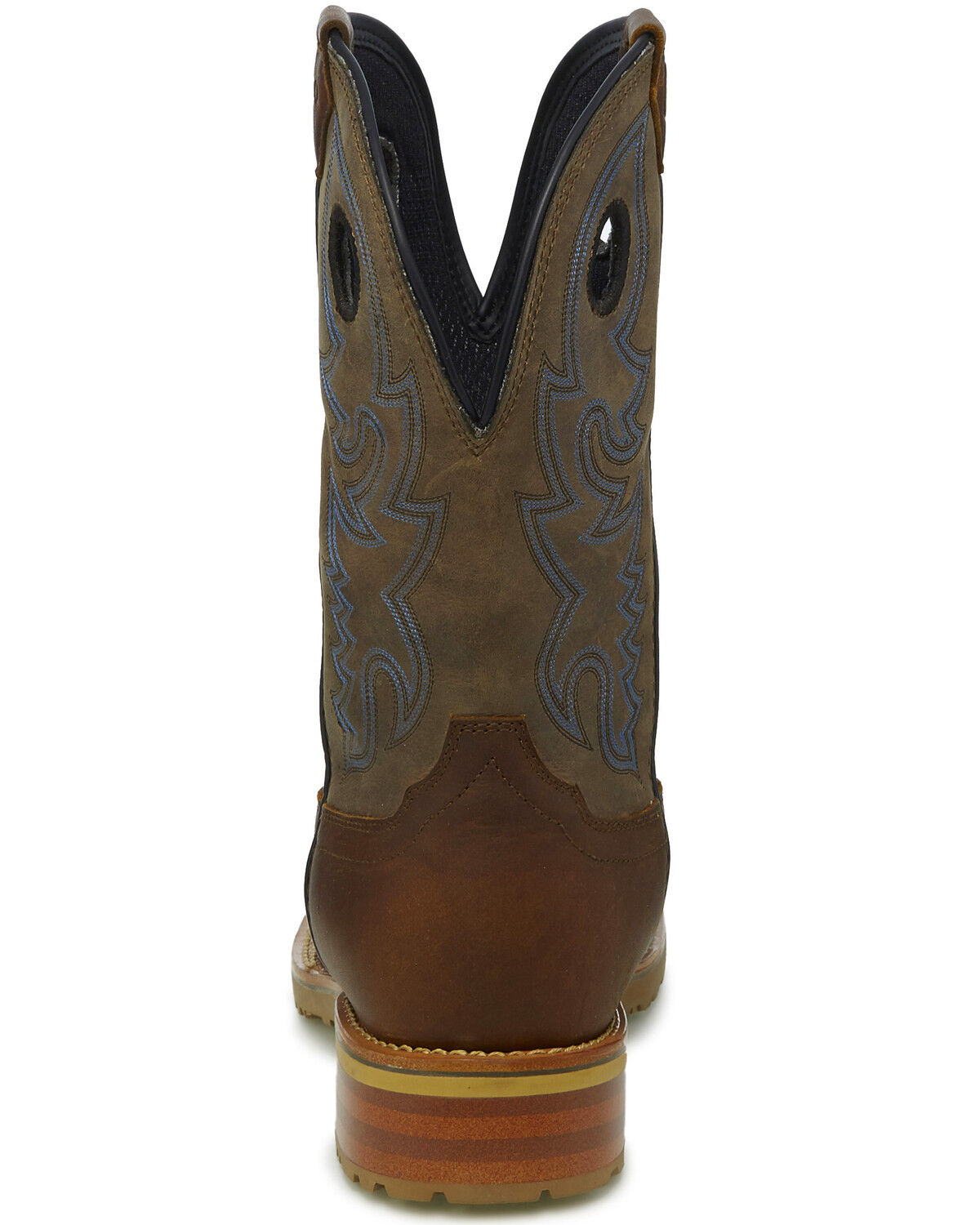Image #3 - Justin Men's Marshal Waterproof Western Work Boots - Square Toe, , hi-res