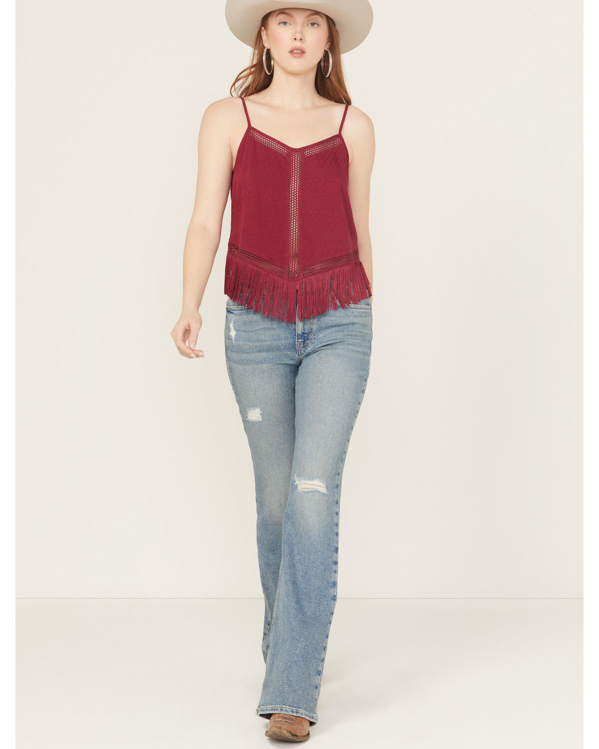 Image #1 - Idyllwind Women's Arbor Medium Wash Outlaw High Rise Flare Super Stretch Denim Jeans, Medium Wash, hi-res