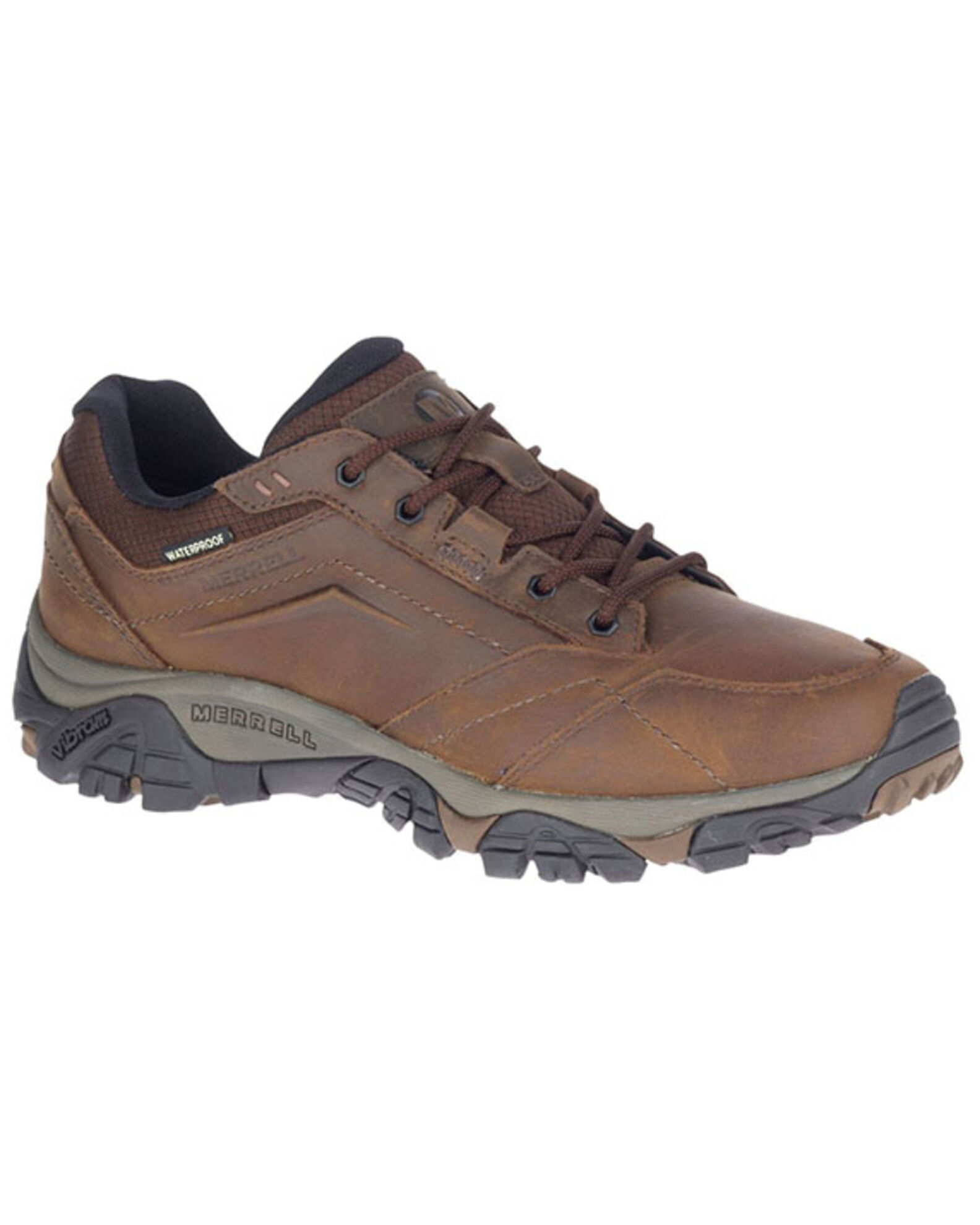 Image #1 - Merrell Men's Brown MOAB Adventure Waterproof Hiking Boots - Soft Toe, Brown, hi-res