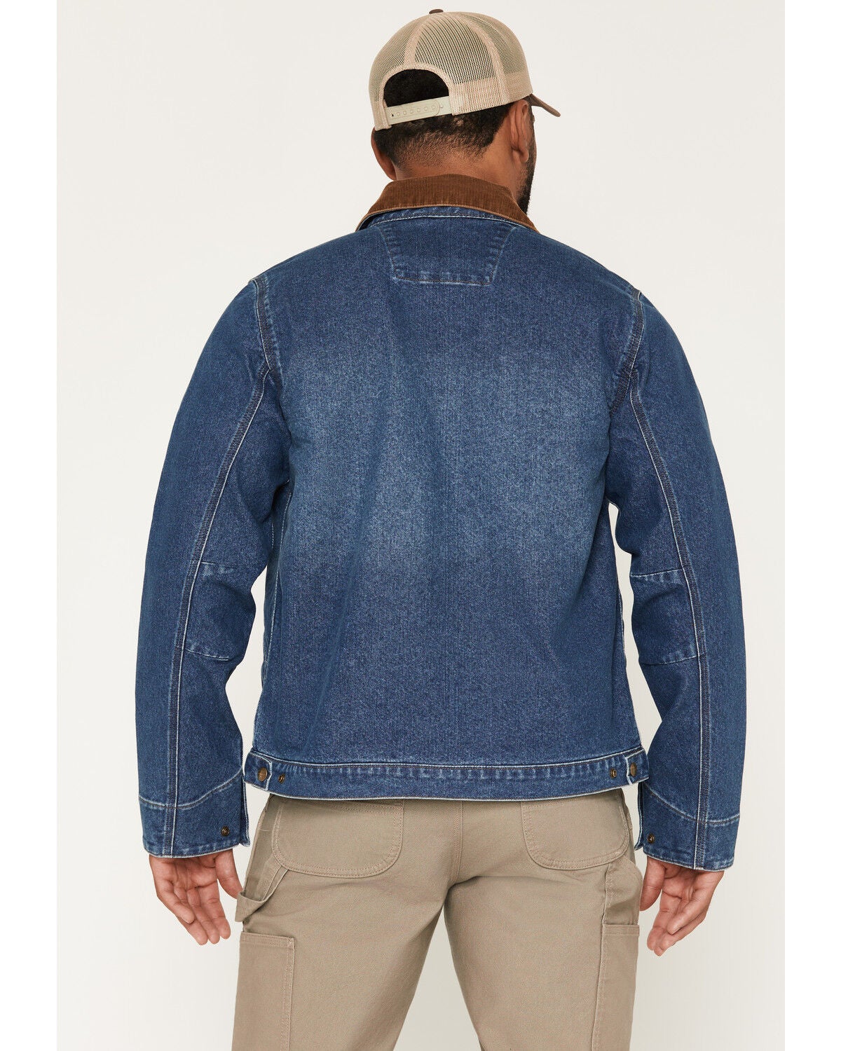 Image #4 - Carhartt Men's Denim Detroit Jacket, Blue, hi-res