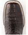 Ferrini Men's Dakota Exotic Crocodile Western Boots - Broad Square Toe, Black, hi-res
