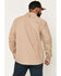 Image #4 - Hawx Men's Solid Long Sleeve Button-Down Work Shirt - Big, Khaki, hi-res