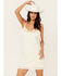 Image #1 - Idyllwind Women's Barbie Lace Fringe Mini Dress, Ivory, hi-res