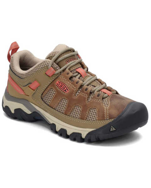 Keen Women's Targhee Vent Water Repellent Hiking Shoes - Soft Toe, Sand, hi-res