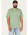 Image #1 - Ariat Men's Rebar Heat Fighter Short Sleeve Pocket Work Shirt, Green, hi-res