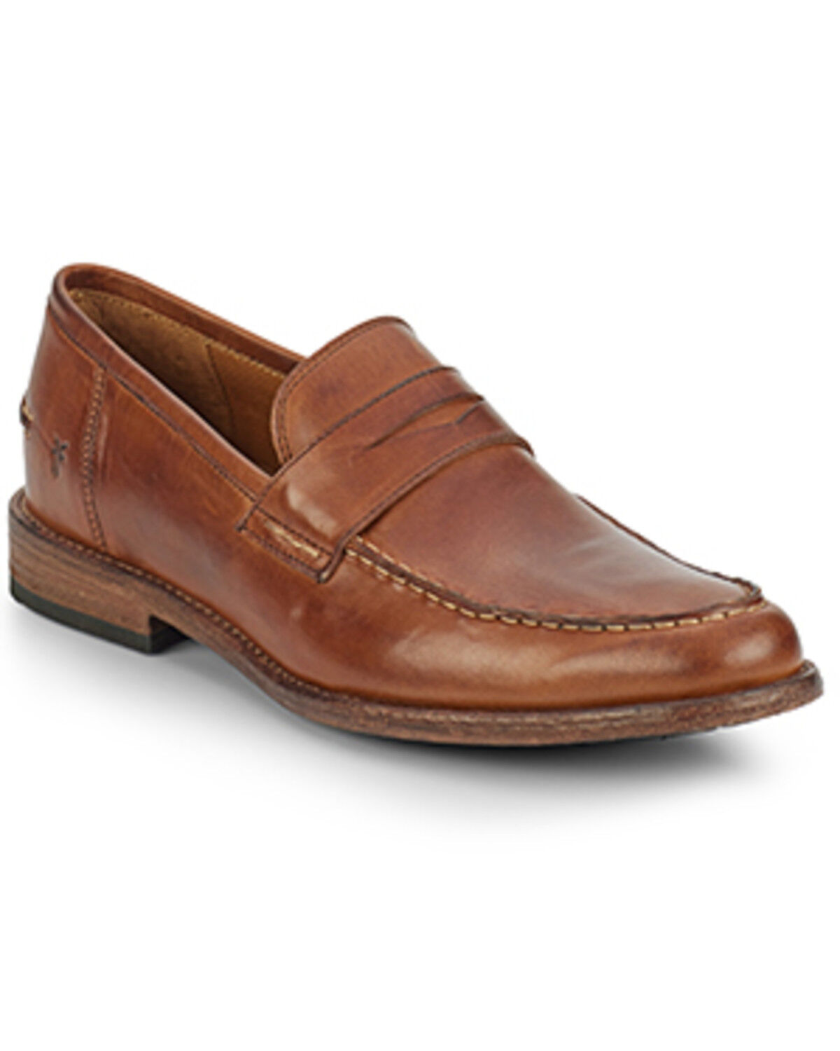 Image #1 - Frye Men's Tyler Penny Casual Shoes - Moc Toe, Bronze, hi-res
