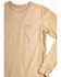 Carhartt Women's Force Crewneck Long Sleeve Shirt, Beige/khaki, hi-res