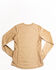 Carhartt Women's Force Crewneck Long Sleeve Shirt, Beige/khaki, hi-res