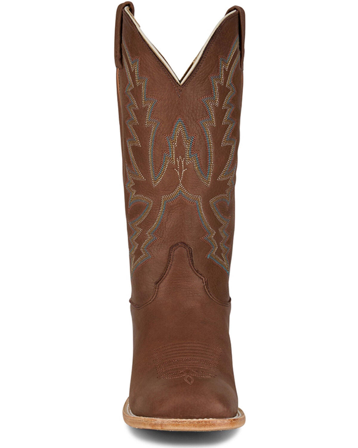 Image #4 - Justin Men's Boston Western Boots - Square Toe, Brown, hi-res