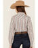 Image #4 - Rough Stock by Panhandle Women's Southwestern Striped Long Sleeve Pearl Snap Stretch Western Shirt, Multi, hi-res