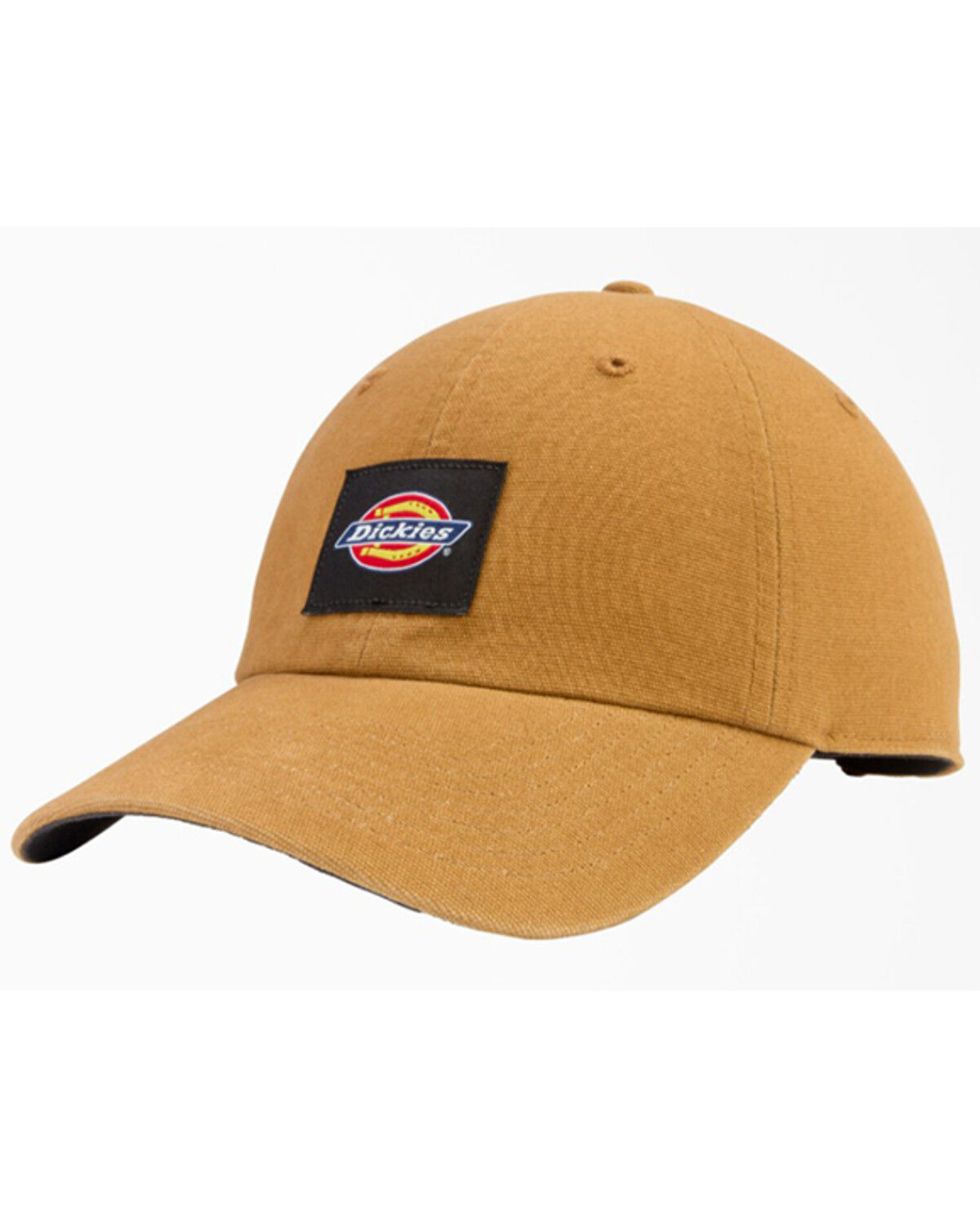 Image #1 - Dickies Men's Logo Patch Ball Cap, Brown, hi-res