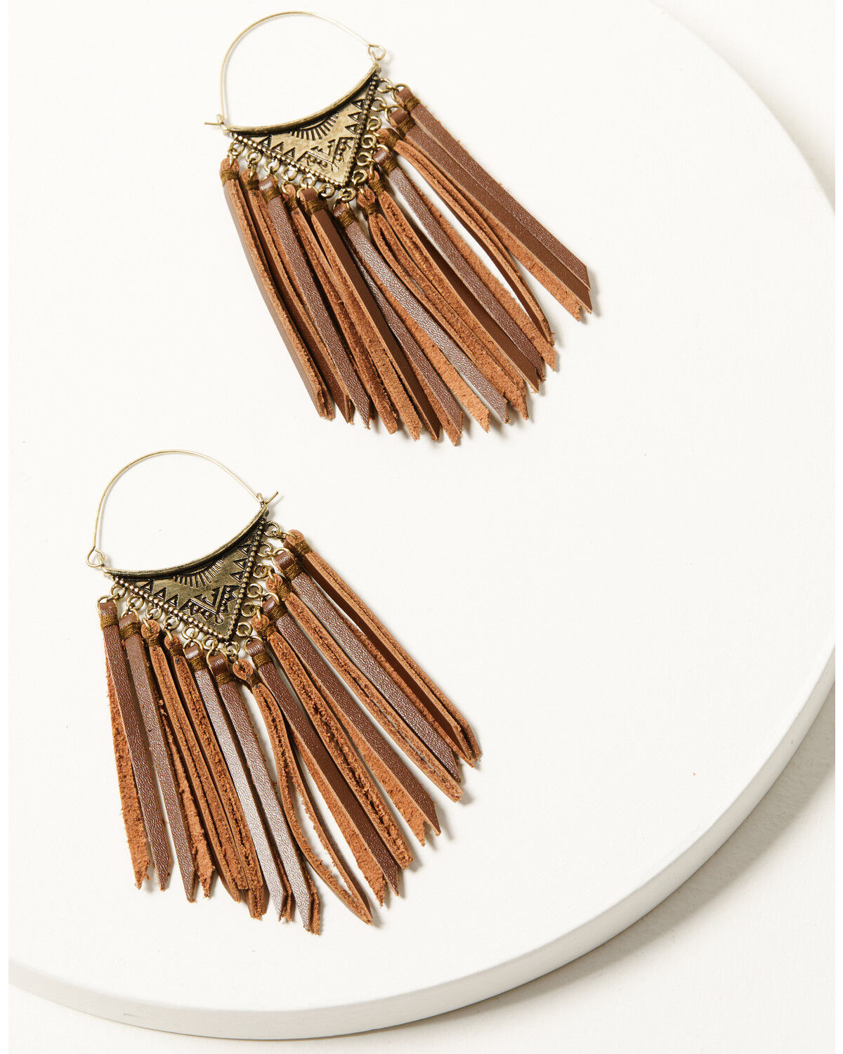 Image #1 - Shyanne Women's Mystic Valley Fringe Earrings, Gold, hi-res