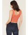 Image #4 - Shyanne Women's Stretch Lace Fitted Cami, Coral, hi-res