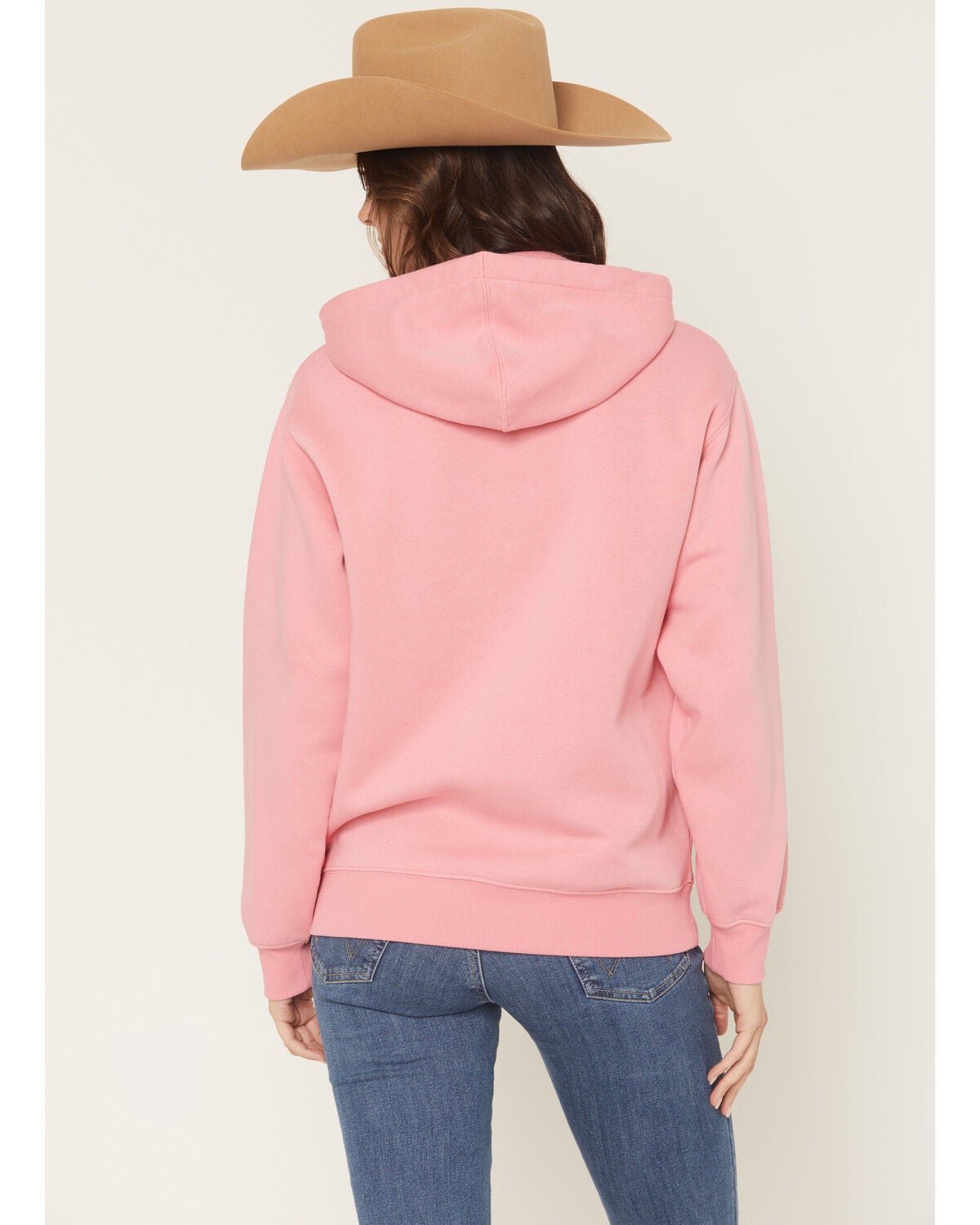 Image #4 - Wrangler Retro Women's Logo Hoodie, Pink, hi-res