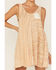 Image #3 - Cleo + Wolf Women's Yarn Die A-Line Dress, Taupe, hi-res