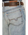 Image #4 - Zach Top X Kimes Ranch Men's Light Wash Mid Rise Bootcut Rigid Denim Jeans, Light Wash, hi-res