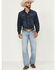 Image #1 - Cinch Men's Grant Light Wash Relaxed Bootcut Rigid Denim Jeans, Light Wash, hi-res
